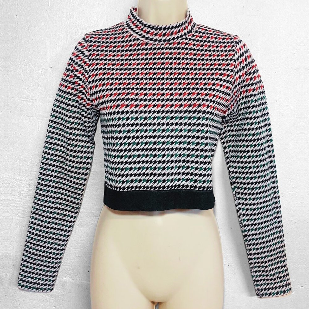 Fabletics Camryn Houndstooth Print Seamless Fitte… - image 8